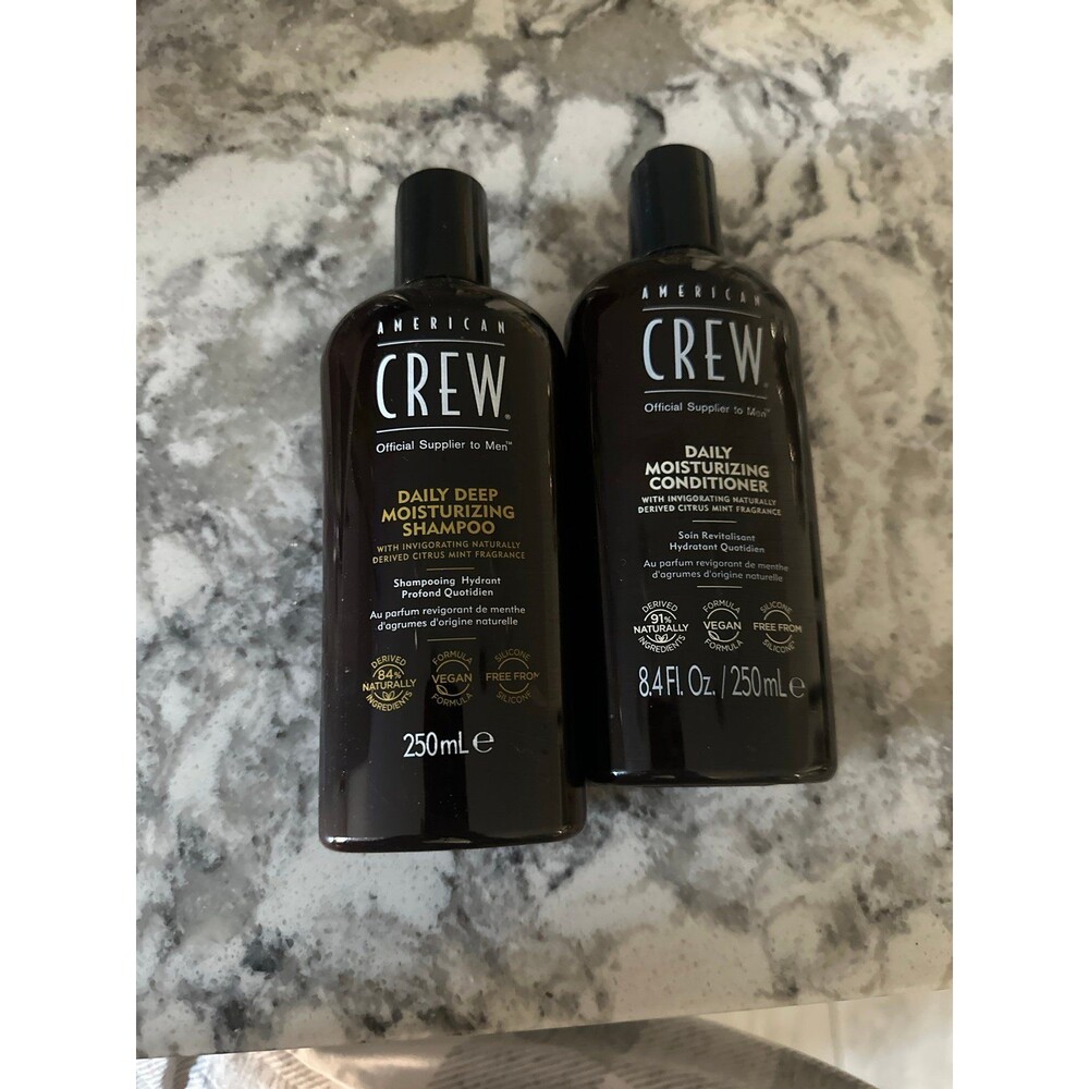 Brand new American Crew daily deep moisturizing shampoo and conditioner